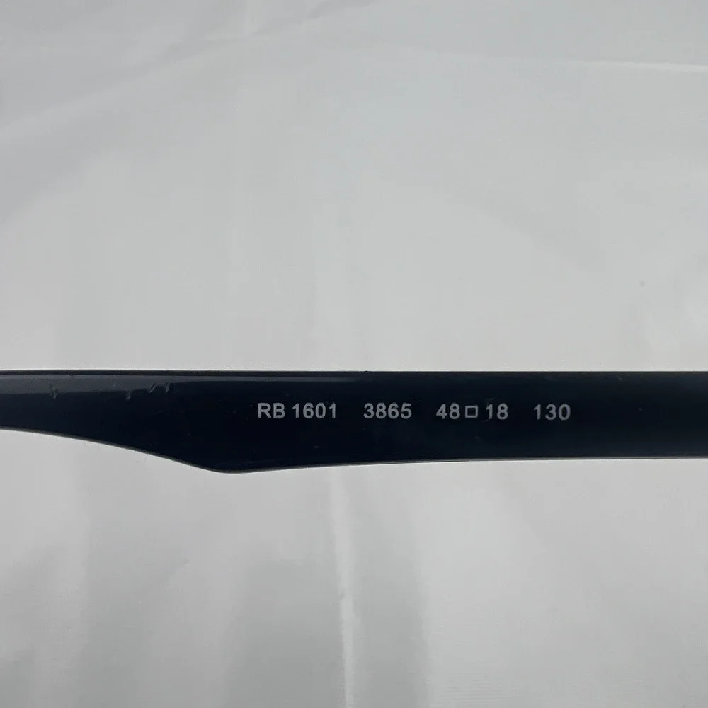 Ray-Ban RB1601 3865 Blue / Black Full Rimmed Eyeglasses Frame 48-18-130 Youth